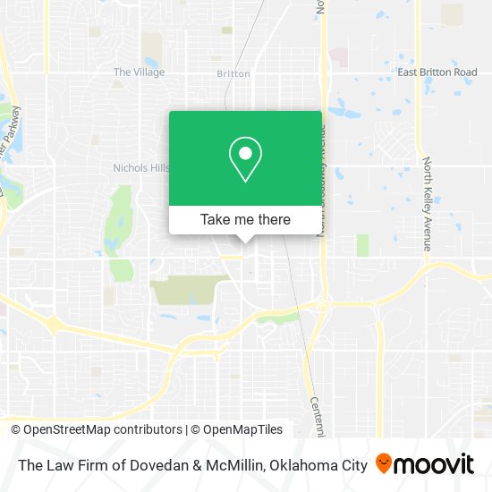 The Law Firm of Dovedan & McMillin map