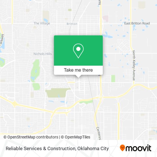 Reliable Services & Construction map