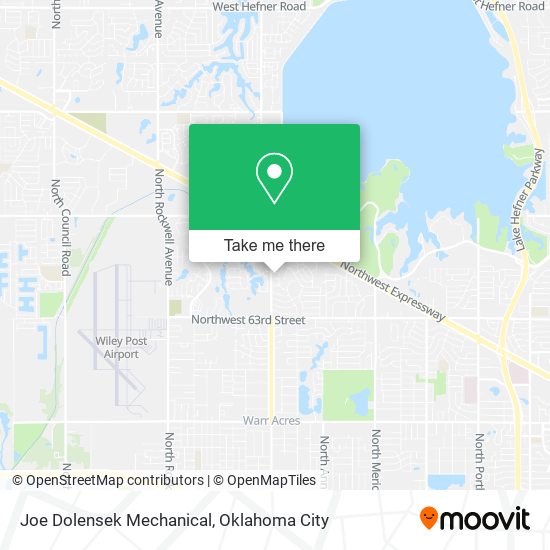 Mapa de Joe Dolensek Mechanical