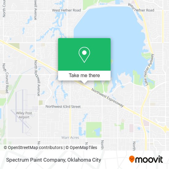 Mapa de Spectrum Paint Company
