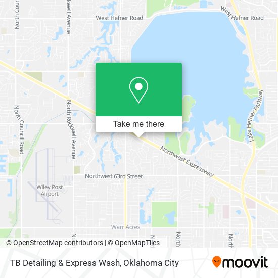 TB Detailing & Express Wash map