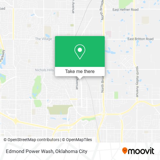 Edmond Power Wash map