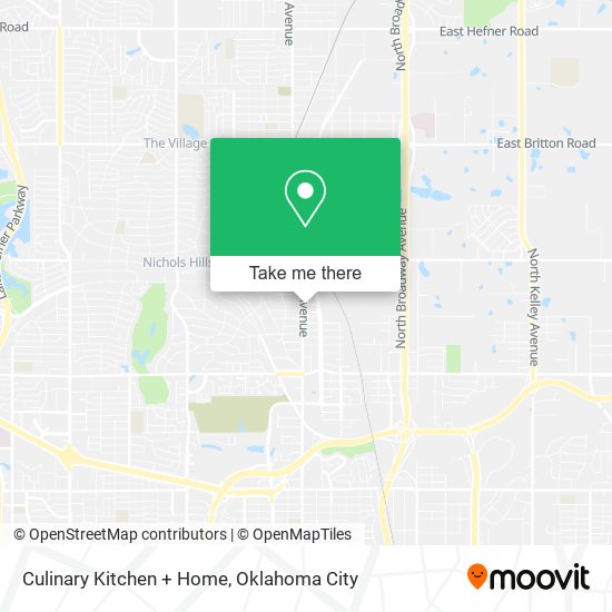 Culinary Kitchen + Home map