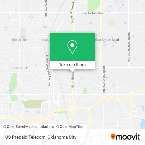 Mapa de US Prepaid Telecom