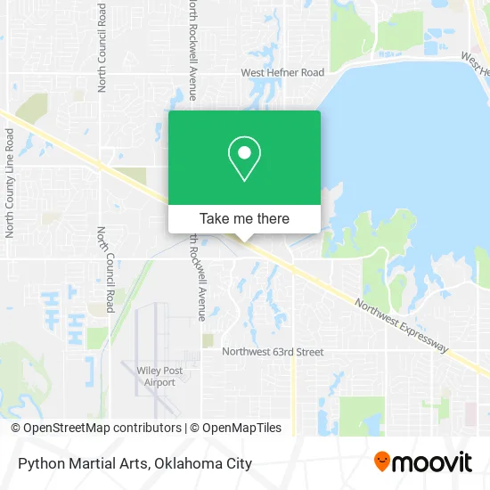 Python Martial Arts map