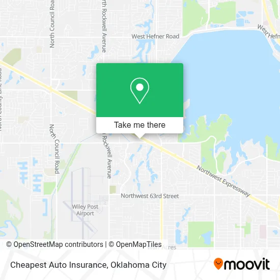 Cheapest Auto Insurance map