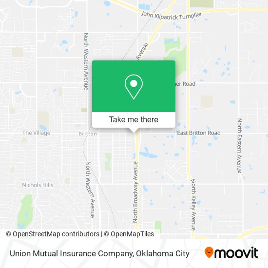 Union Mutual Insurance Company map