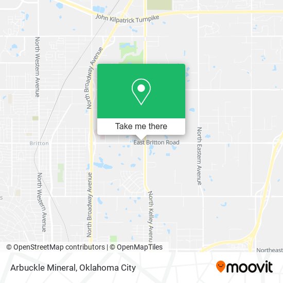 Arbuckle Mineral map