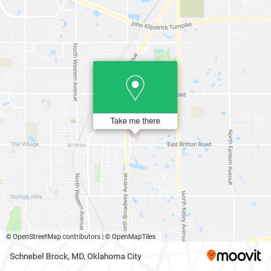 Mapa de Schnebel Brock, MD