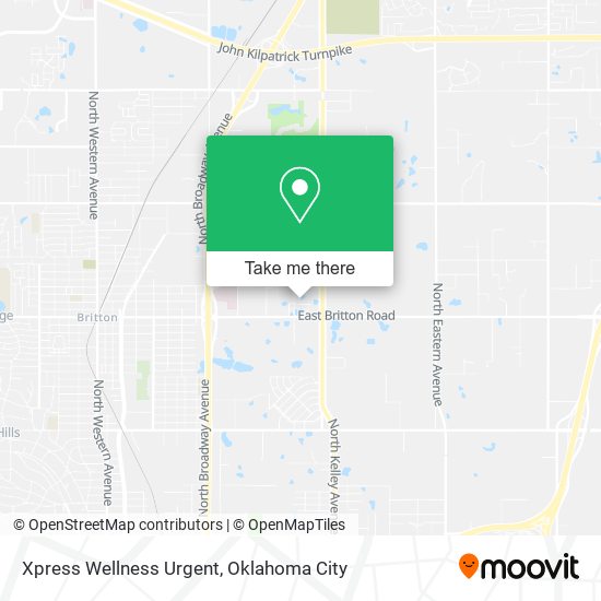 Xpress Wellness Urgent map