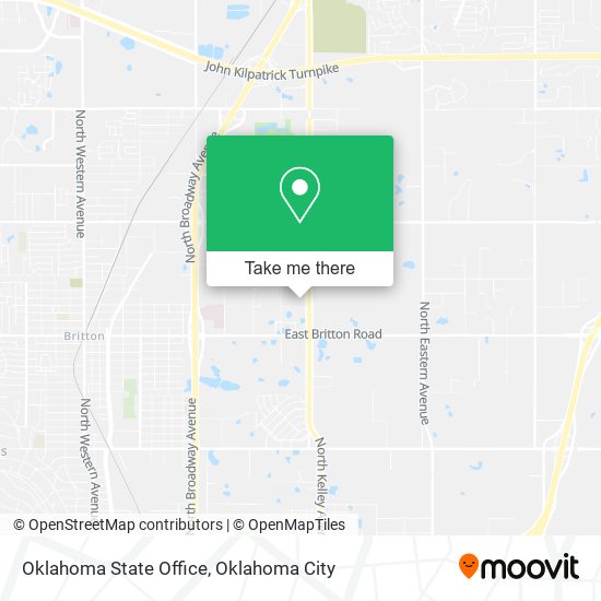 Oklahoma State Office map