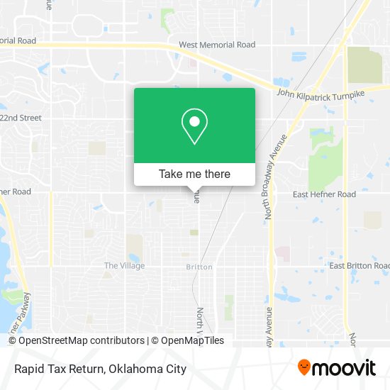 Rapid Tax Return map