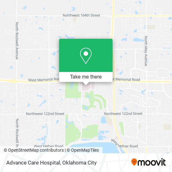 Advance Care Hospital map