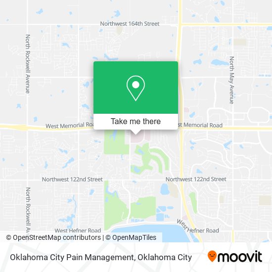 Oklahoma City Pain Management map