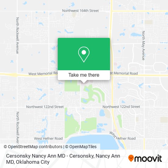 Cersonsky Nancy Ann MD - Cersonsky, Nancy Ann MD map