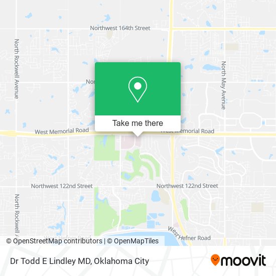 Dr Todd E Lindley MD map