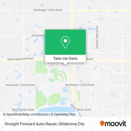Mapa de Straight Forward Auto Repair