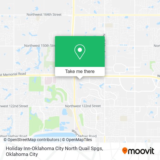 Holiday Inn-Oklahoma City North Quail Spgs map