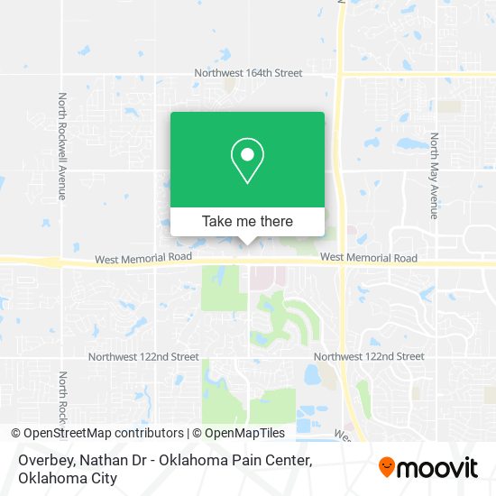 Mapa de Overbey, Nathan Dr - Oklahoma Pain Center