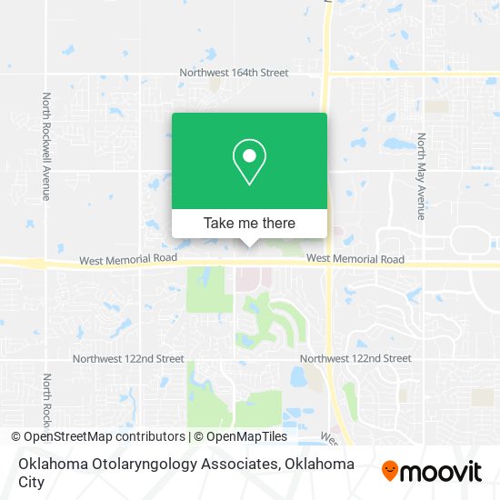 Oklahoma Otolaryngology Associates map