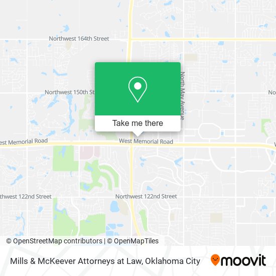 Mills & McKeever Attorneys at Law map