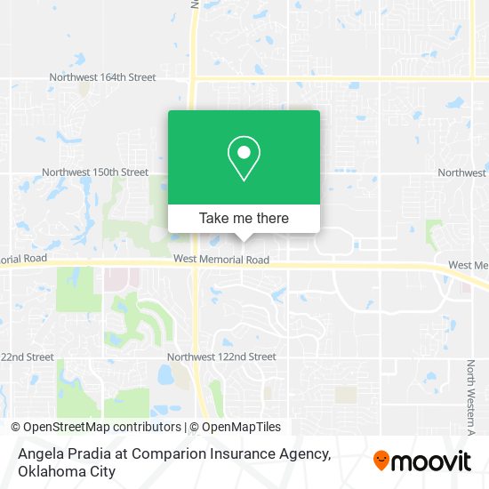 Mapa de Angela Pradia at Comparion Insurance Agency