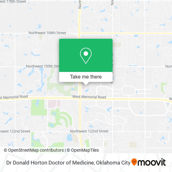 Dr Donald Horton Doctor of Medicine map