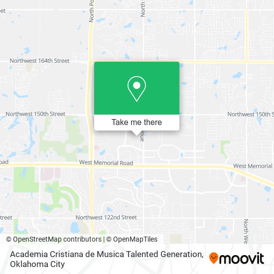 Academia Cristiana de Musica Talented Generation map