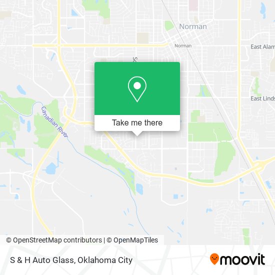 S & H Auto Glass map
