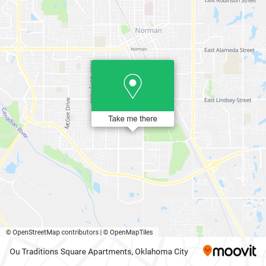 Ou Traditions Square Apartments map
