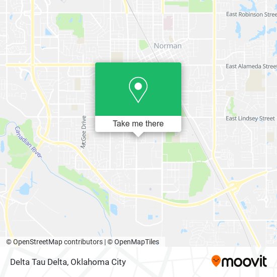 Delta Tau Delta map