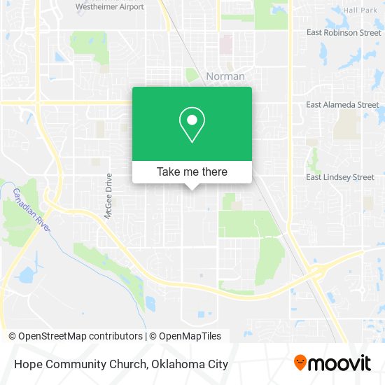 Hope Community Church map