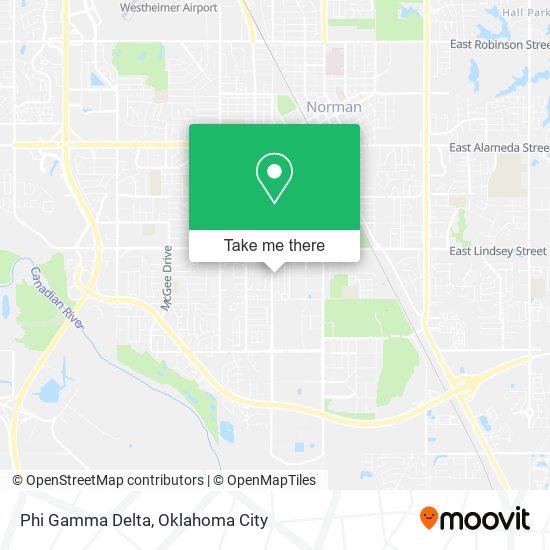 Phi Gamma Delta map