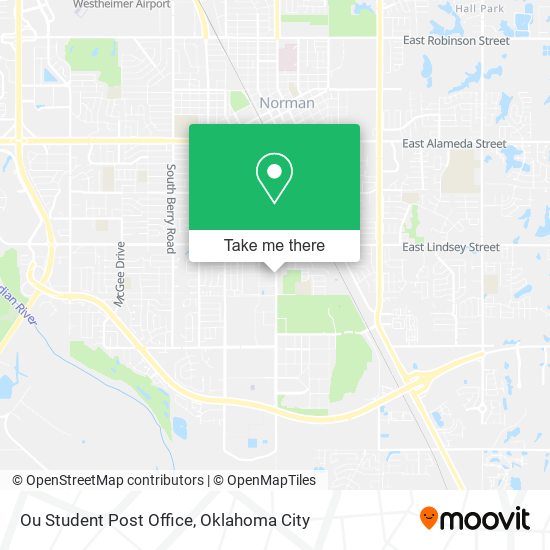 Mapa de Ou Student Post Office