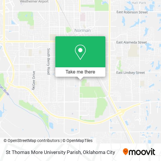 St Thomas More University Parish map