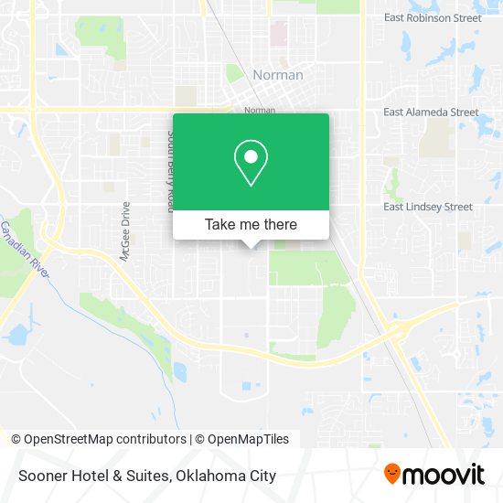 Sooner Hotel & Suites map