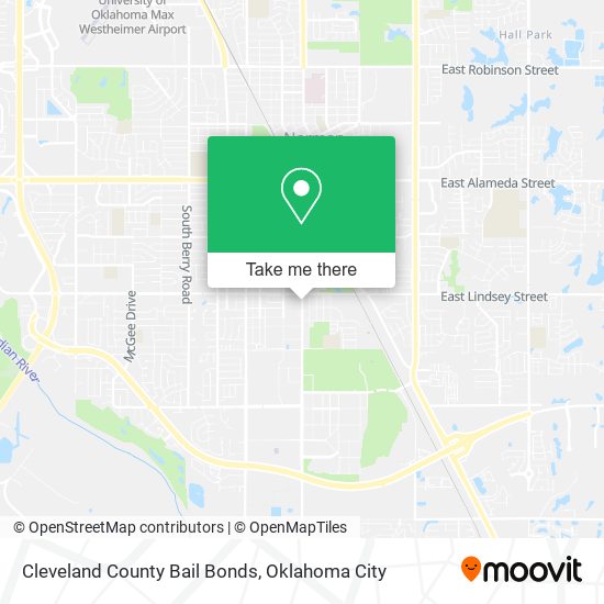 Cleveland County Bail Bonds map