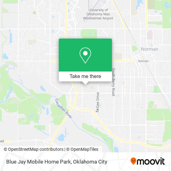 Mapa de Blue Jay Mobile Home Park