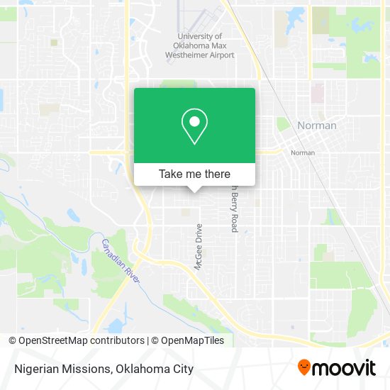 Mapa de Nigerian Missions