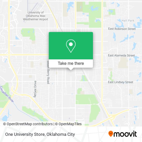 One University Store map