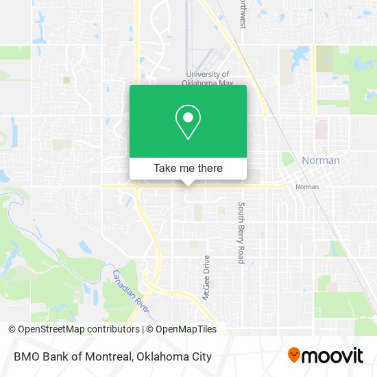 BMO Bank of Montreal map