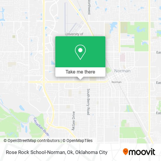 Mapa de Rose Rock School-Norman, Ok