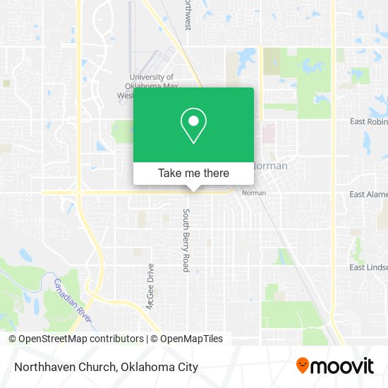 Northhaven Church map