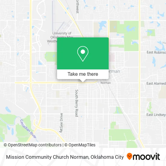 Mapa de Mission Community Church Norman