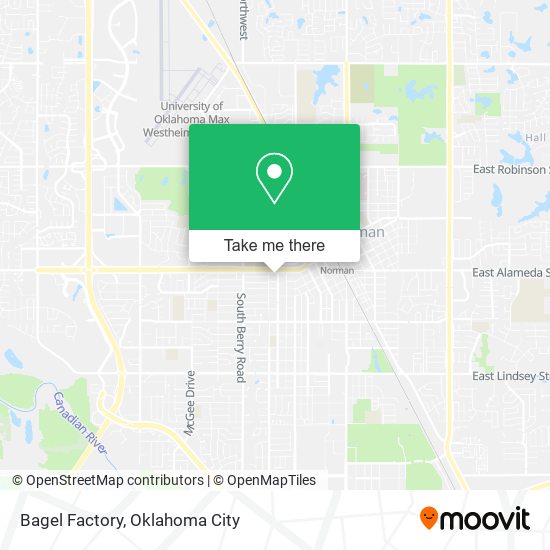 Bagel Factory map