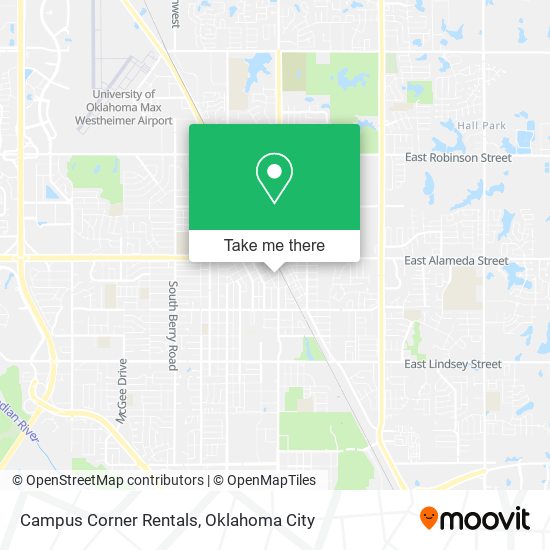 Campus Corner Rentals map