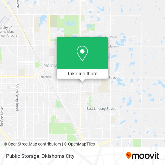 Public Storage map