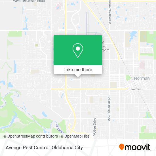 Avenge Pest Control map
