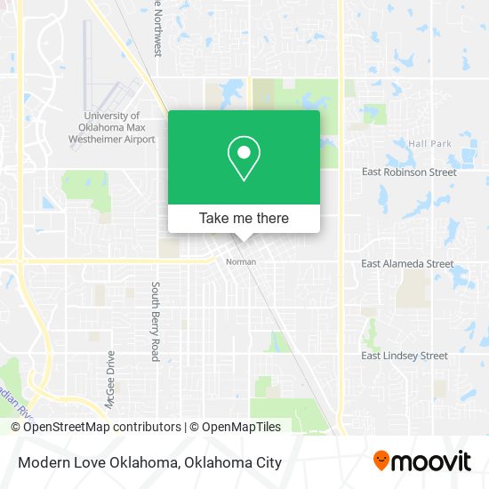 Modern Love Oklahoma map