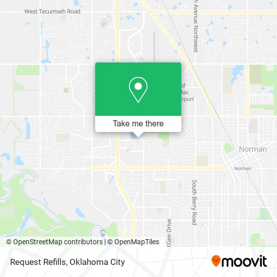 Request Refills map